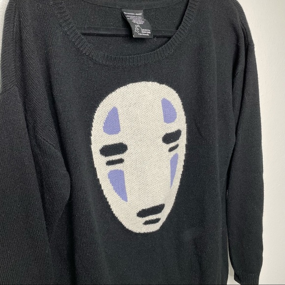Studio Ghibli Her Universe Spirited Away No Face Sweater Large - Picture 3 of 5